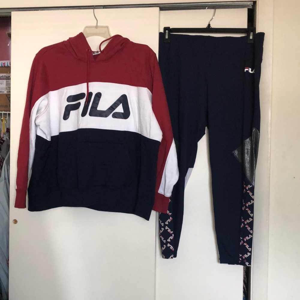 Plus size Fila set